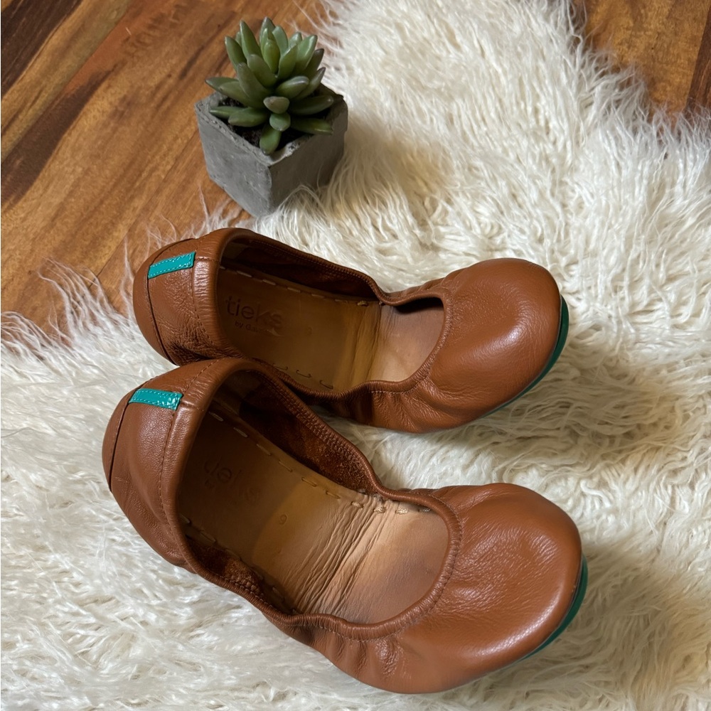 Tieks Women’s Foldable Ballet Flats Brown